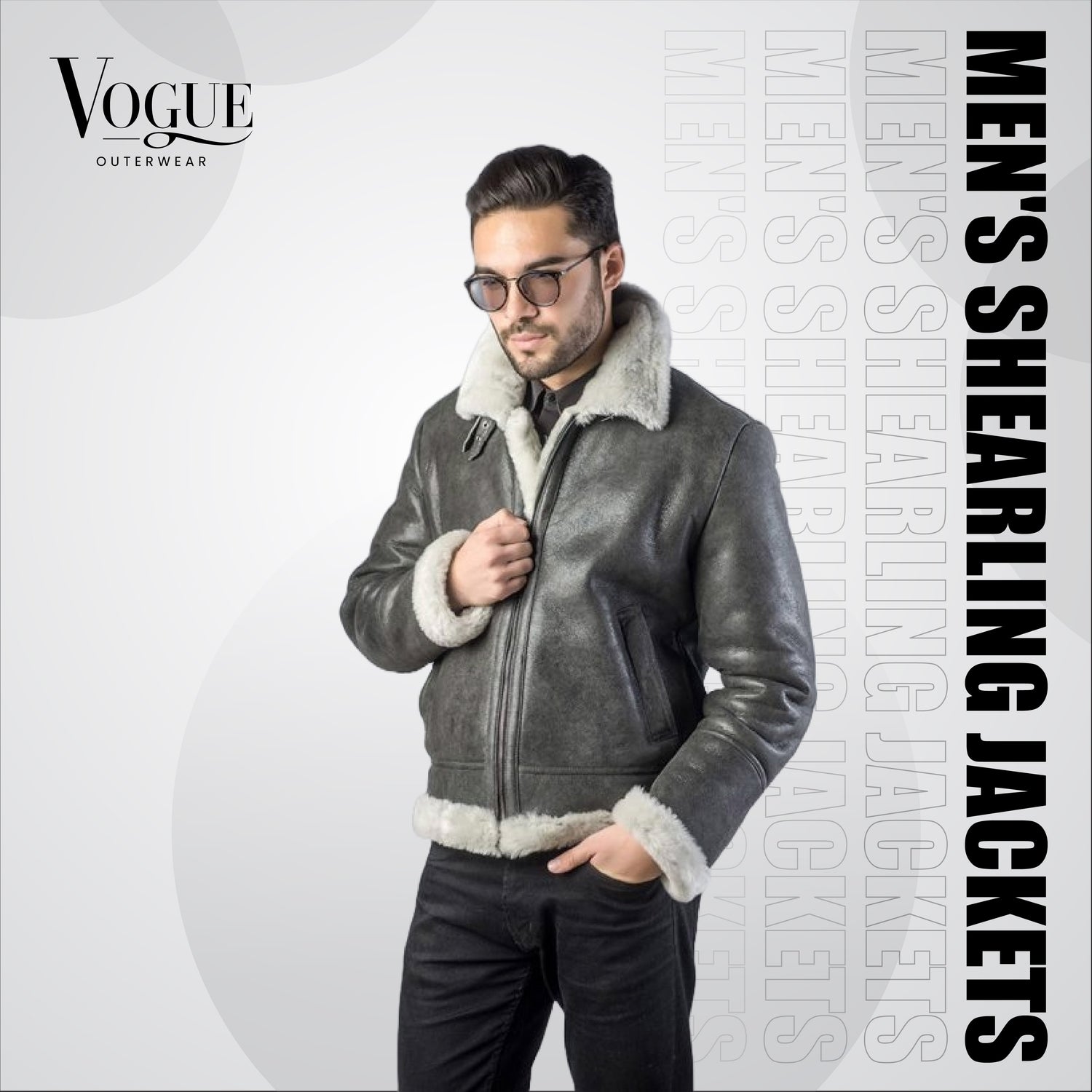 Men's Shearling Jackets & Coats