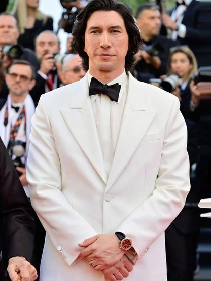 Adam Driver Megalopolis 2024 White Blazer