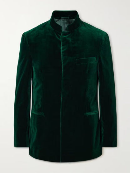 Argylle 2024 Green Velvet Coat