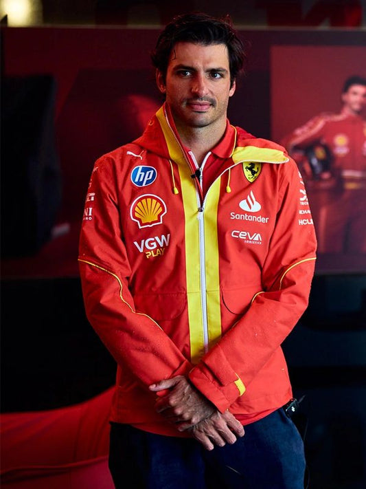 Carlos Sainz 2024 Scuderia Ferrari Team Jacket
