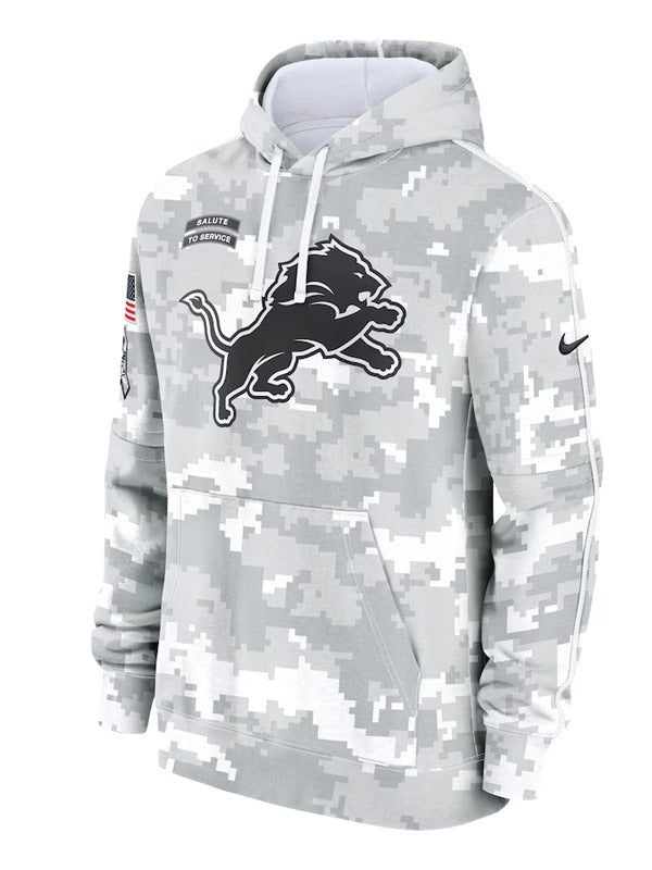 Detroit Lions Nike Arctic Camo Pullover Hoodie