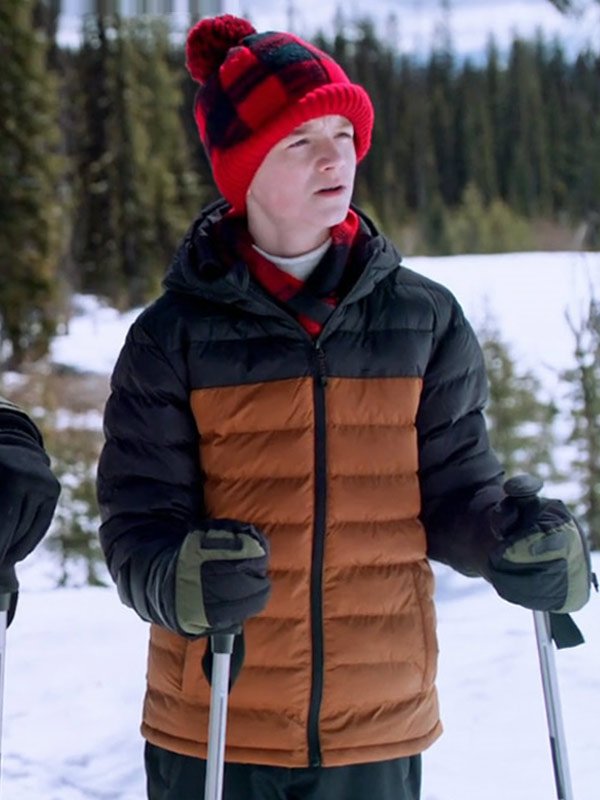 Elijah Fox Snowy with a Chance of Christmas Hooded Jacket