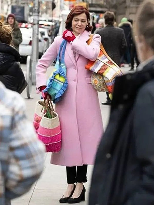 Elsbeth 2024 Carrie Preston Pink Coat