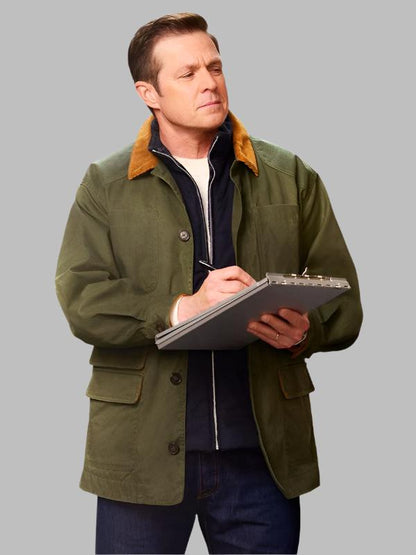 Eric Close To Have and to Holiday 2024 Green Jacket