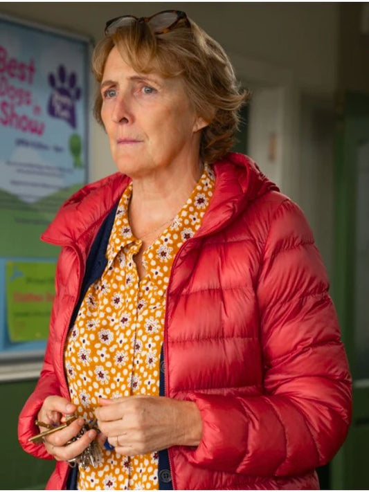 Fiona Shaw Bad Sisters S02 Puffer Jacket