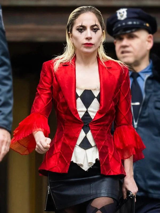 Harley Quinn Joker Folie à Deux Red Blazer