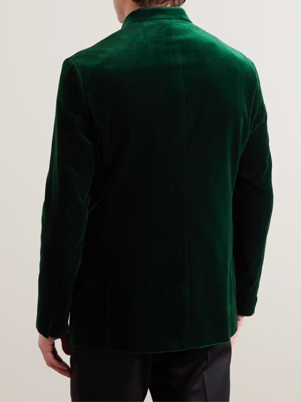 Henry Cavill Green Velvet Coat