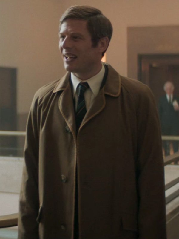 James Norton Joy 2024 Brown Coat