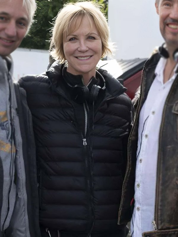 Joanna Kerns Black Puffer Jacket