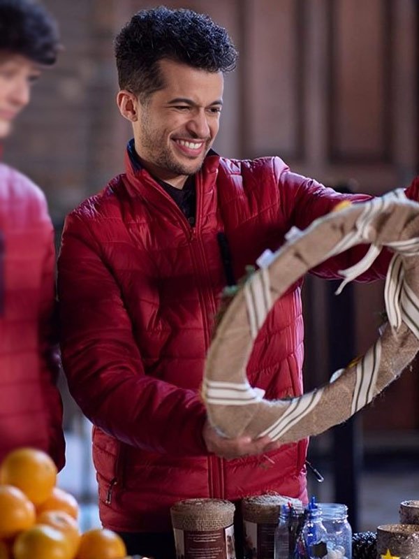 Jordan Fisher The 5-Year Christmas Party Red Jacket