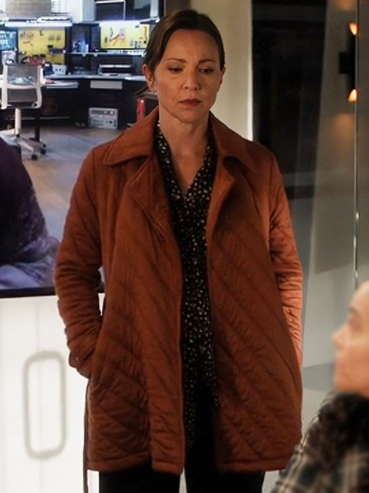 Margaret Reed Found S01 Brown Coat