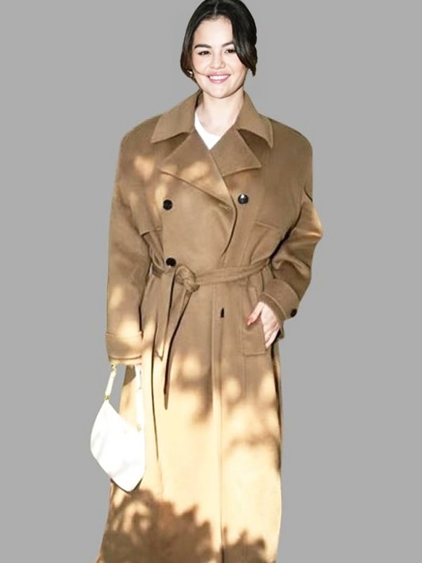 Emilia Perez 2024 Selena Gomez Brown Coat