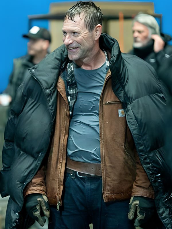 The Bricklayer 2024 Aaron Eckhart Puffer Jacket