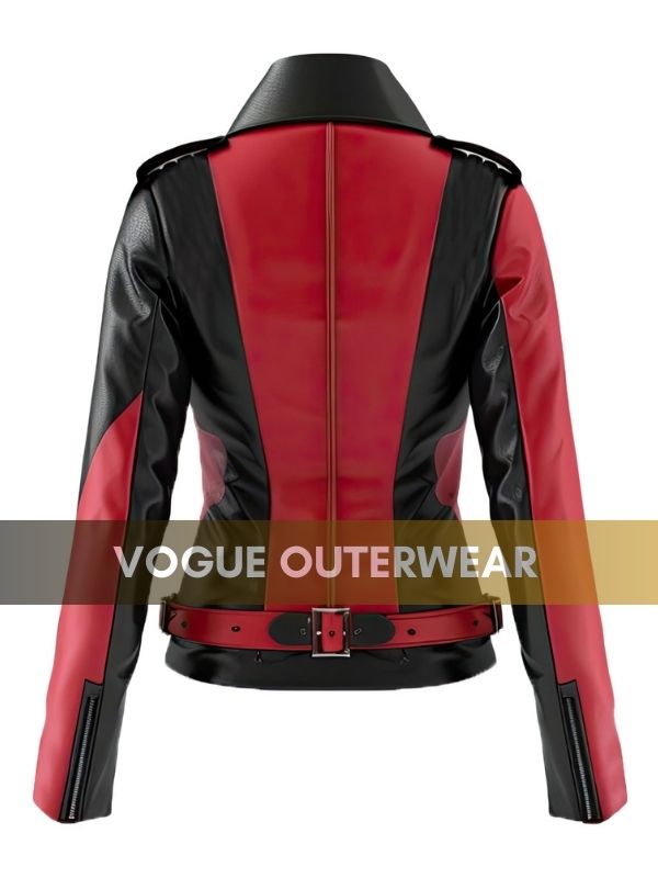 Red and Black Motorcycle Jacket