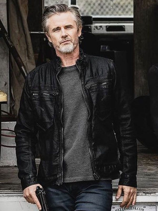 Sam Trammell 72 Hours Leather Jacket