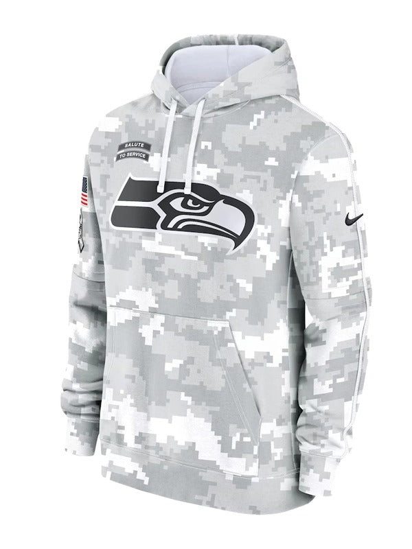 Seattle Seahawks Nike Arctic Camo Pullover Hoodie