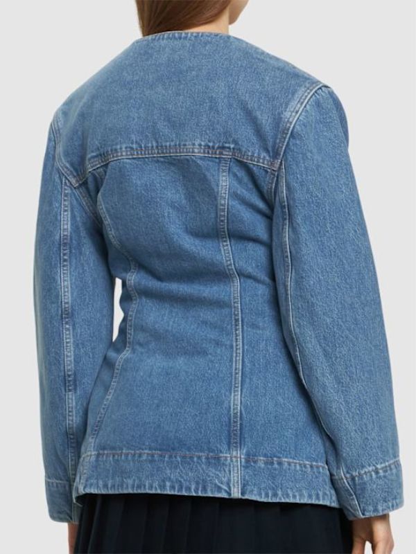 Shrinking 2024 Blue Denim Jacket