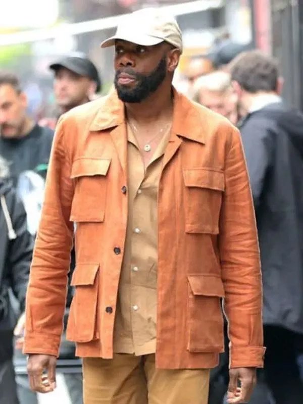 Colman Domingo The Madness 2024 Orange Jacket