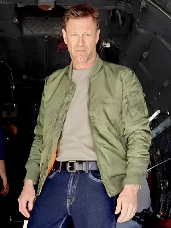 The Bricklayer 2024 Aaron Eckhart Bomber Jacket