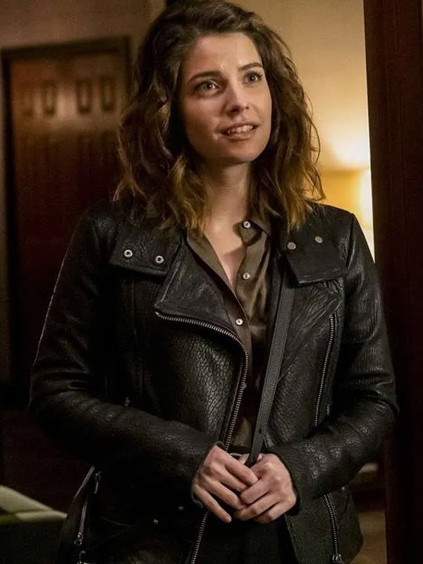 Lea Dilallo The Good Doctor Black Biker Jacket