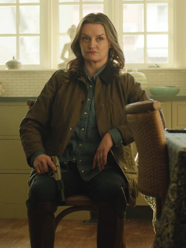 Alison Wright The Madness 2024 Brown Jacket