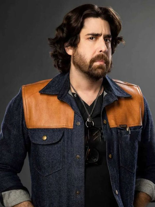 The Equalizer Adam Goldberg Denim Jacket