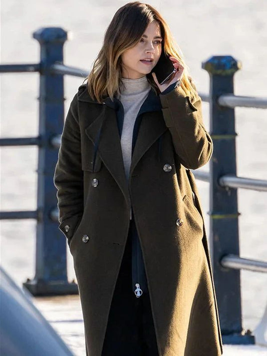 The Jetty S01 Jenna Coleman Trench Coat