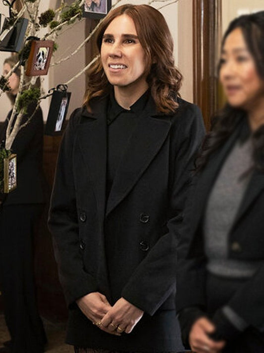 Zosia Mamet Laid S01 Black Peacoat