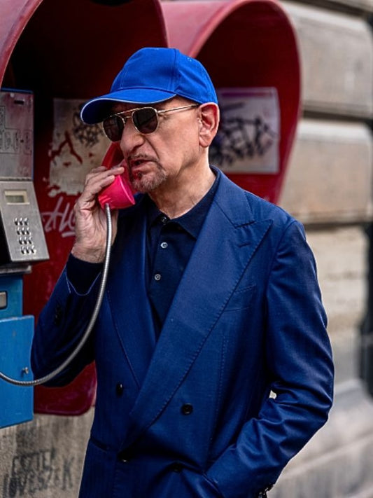 Ben Kingsley The Killers Game Blue Blazer